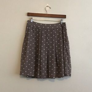 H&M Gray Polkadot Skirt